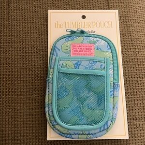 NWT Simply Southern Whale Design Tumbler Pouch